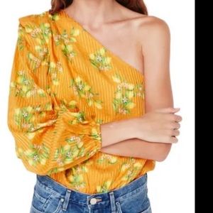 CAMI NYC Lenore one shoulder bodysuit - size L